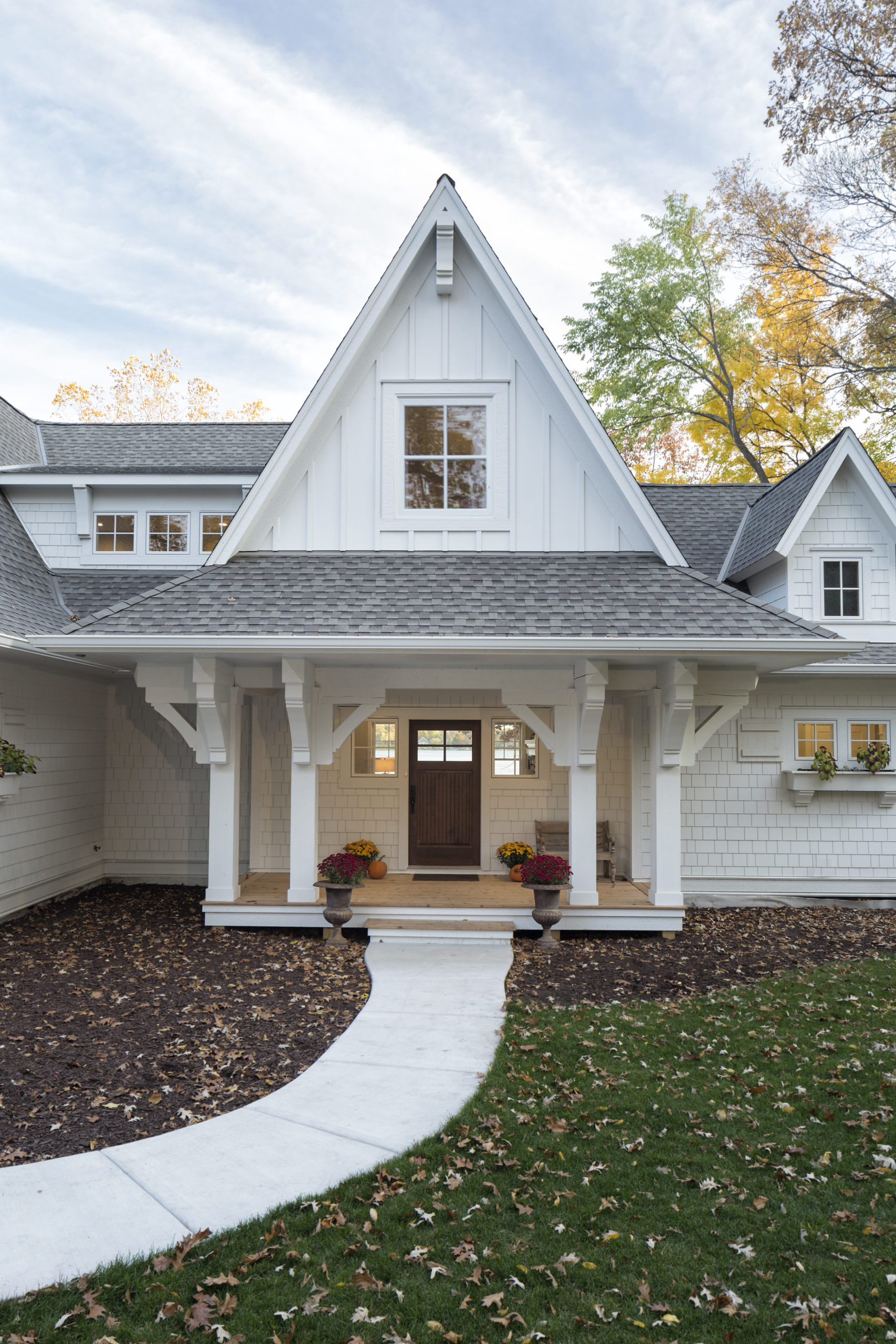 white Hardie siding exteriors by highmark home