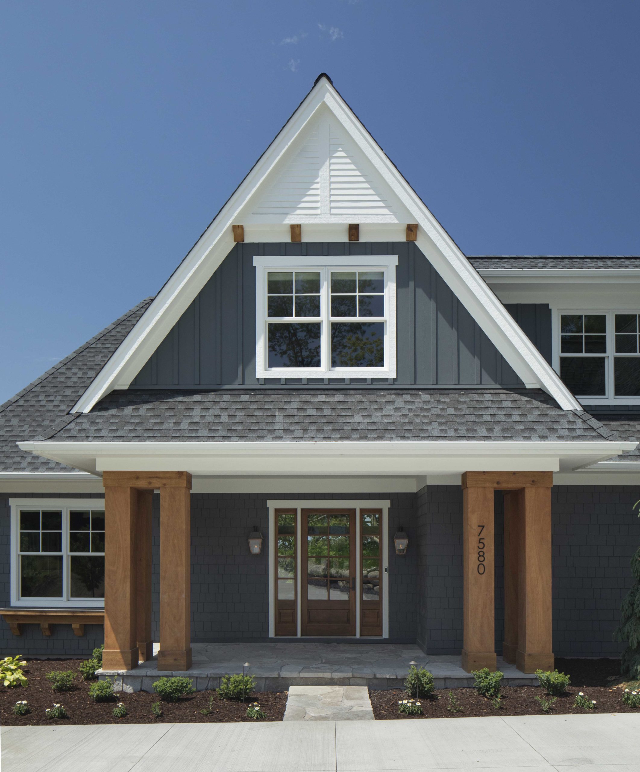 Boothbay blue hardie siding exteriors by highmark home
